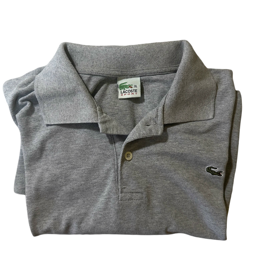 Szürke Lacoste Gallérospóló